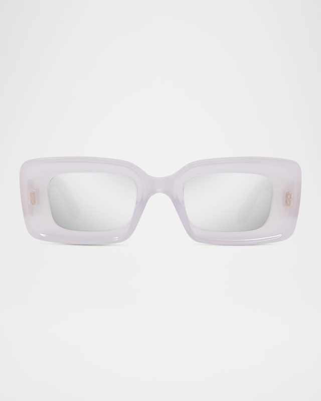 Anagram Acetate Rectangular Sunglasses